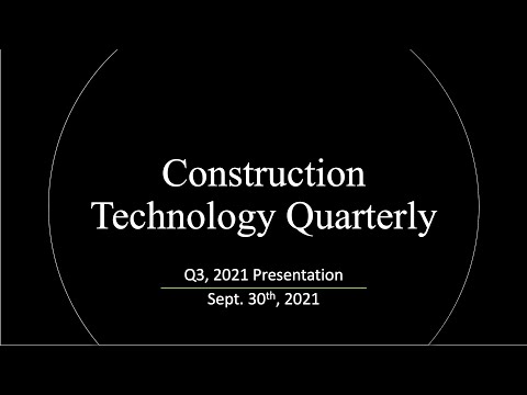 নির্মাণ প্রযুক্তি ত্রৈমাসিক, Q3 2021