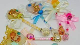 ゆめかわ魔法のステッキレジン♪Magic stick resin ♪