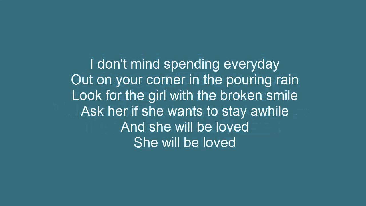 She Will Be Loved Lyrics Traducida