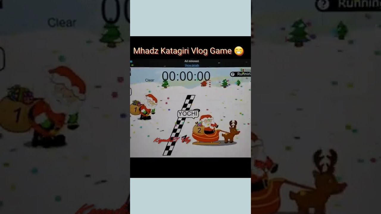 Santa Race Game || Katagiri San Game Hehe