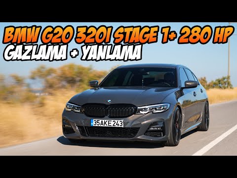 BMW G20 320i M Sport Stage 1+ 280 HP / F30'dan Ne Kadar İyi ? / Gazlama + Yanlama / Test Ettik