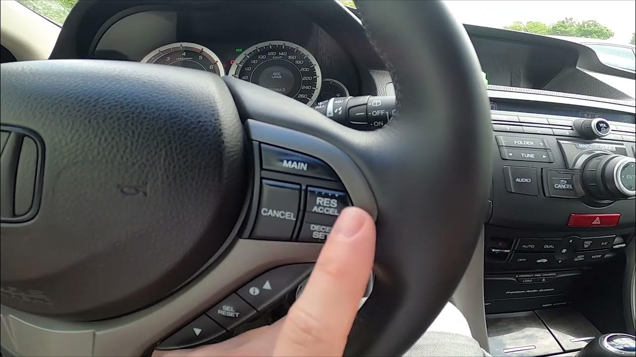 How to Enable or Disable Cruise Control in Honda Accord VIII ( 2007 2016 ) YouTube