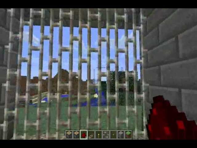 Minecraft Tuto Fr Herse Pour Chateau Muraille Youtube