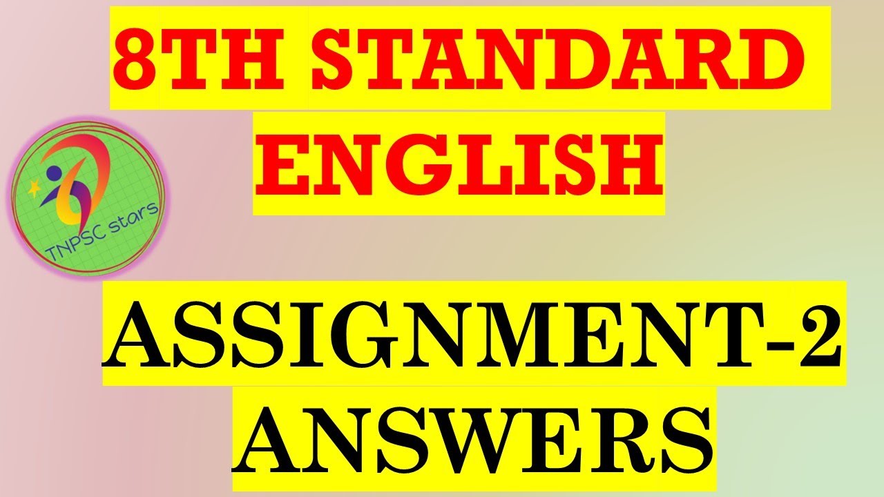 english assignment 2 class 8