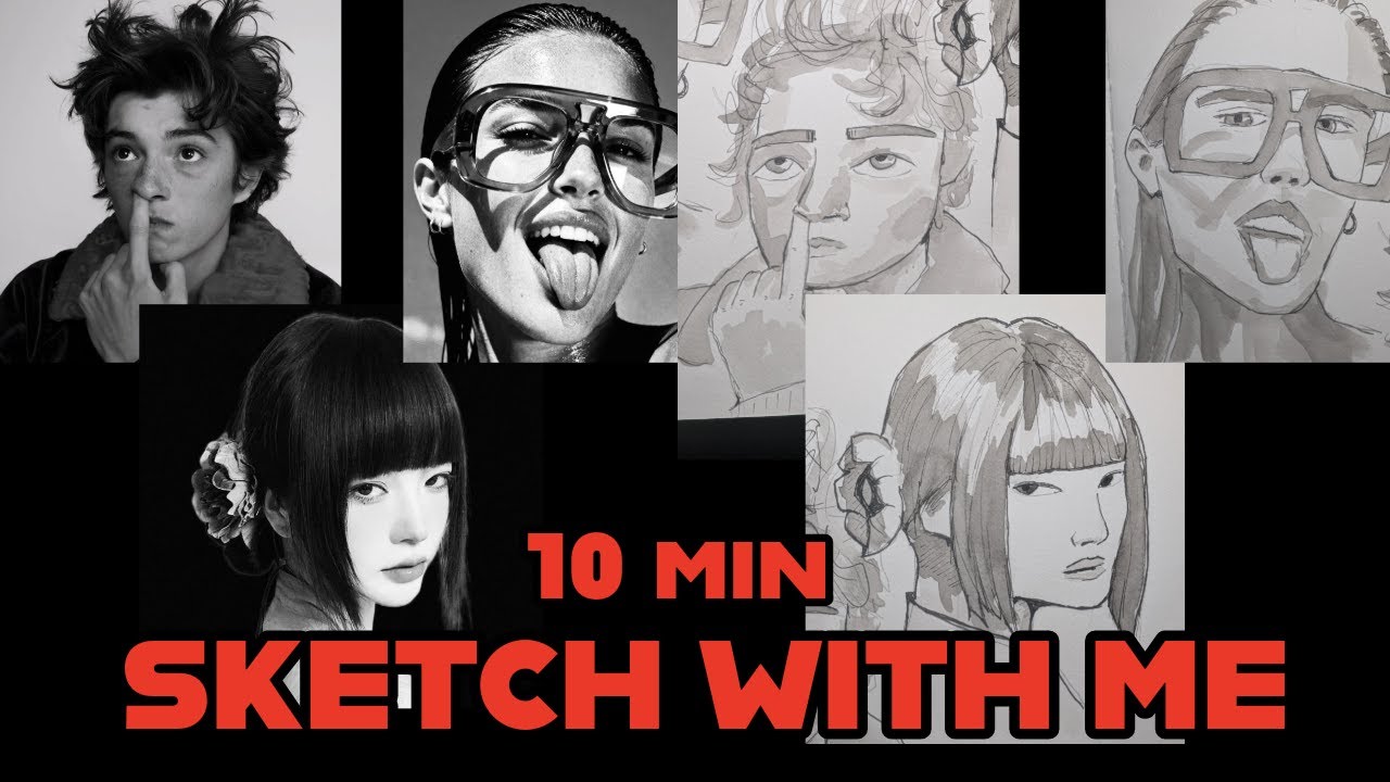 Sketch & Value practice | Sketchbook practice 40