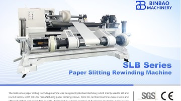 Paper Roll Slitting Rewinding Machine For Paper Drinking Straws Strip Rolls Manufacturing