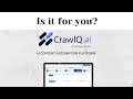 Crawlqai any good honest review  walkthrough on its ability to create content using ai  serp