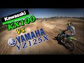 2020 Kawasaki KX100 Vs 2020 Yamaha YZ125X