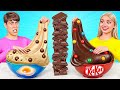チョコレートの食べ物 vs 本物の食べ物のチャレンジ とともにWednesday Addams | 面白い瞬間 Mega DO Challenge