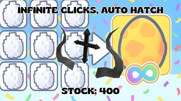 [UGC LIMITED] - INFINITY CLICKER 2 SCRIPT - INFINITE CLICKS, AUTO HATCH