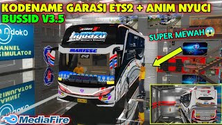 SHARE..!! KODENAME TEKSTURE GARASI ETS2 MEWAH + ANIMASI NYUCI & MODE AKAP || KODENAME BUSSID V3.5 screenshot 5