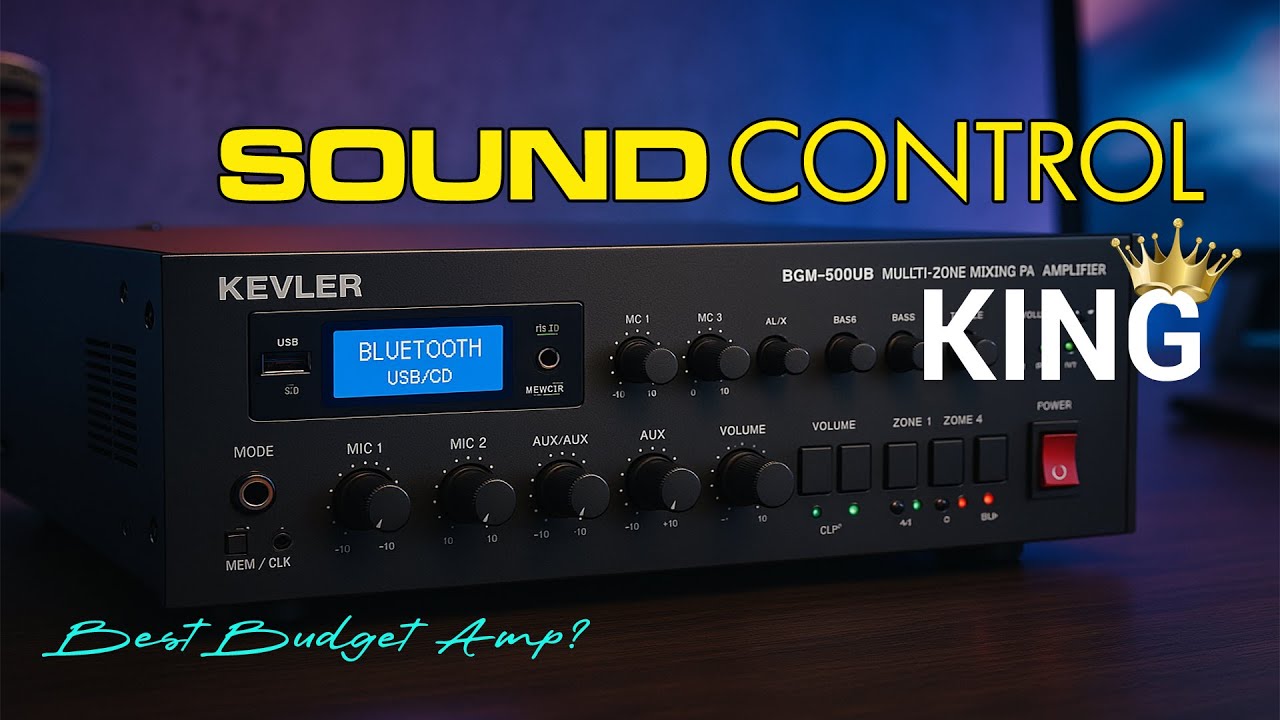 KEVLER BGM-500UB 500W Multi-Zone Mixing PA Amplifier - Features & Specs Breakdown