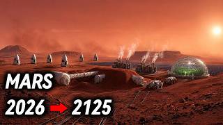 Evolution Of Mars | Fixed Cam: Timelapse 2026 to 2125