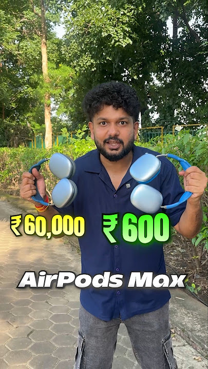 Airpods Max seharga ₹600 meninggalkan yang seharga ₹60000 🤯🔥 #techplusgadgets #airpodsmax #shorts