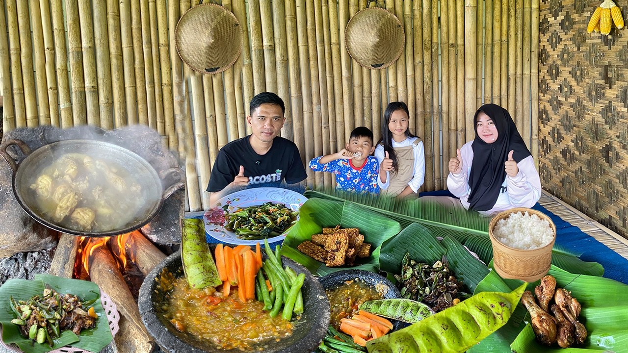 NIKMATNYA LUARBIASA ‼️ TUMIS IKAN SEPAT PETE, AYAM GORENG ,TUMIS PUCUK LABU