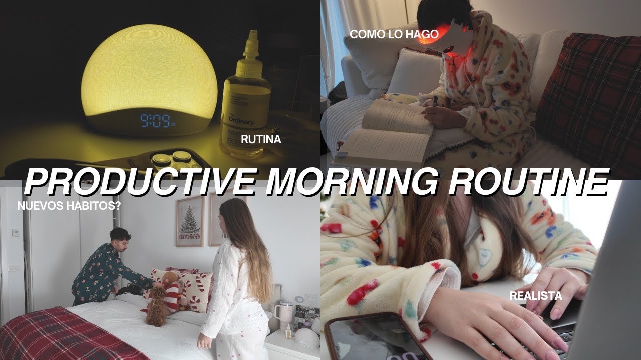 PRODUCTIVE MORNING ROUTINE IN MY LIFE !! + HAUL REGALOS DE REYES | realista, rutina para días plof