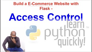 Learn Python in Tamil | E-Commerce Website with Flask- Access Control | Python Tutorial in Tamil