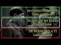 IN GINOCCHIO DA TE - Gianni Morandi (Letra Español, English Lyrics, Sottotitoli in italiano) 1964