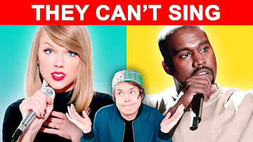 Famous Singers Who CAN'T SING