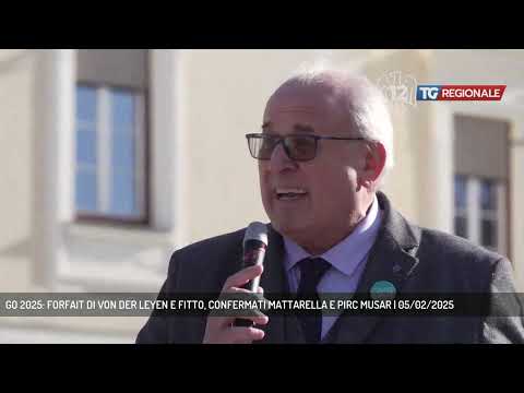 GO 2025: FORFAIT DI VON DER LEYEN E FITTO, CONFERMATI MATTARELLA E PIRC MUSAR | 05/02/2025