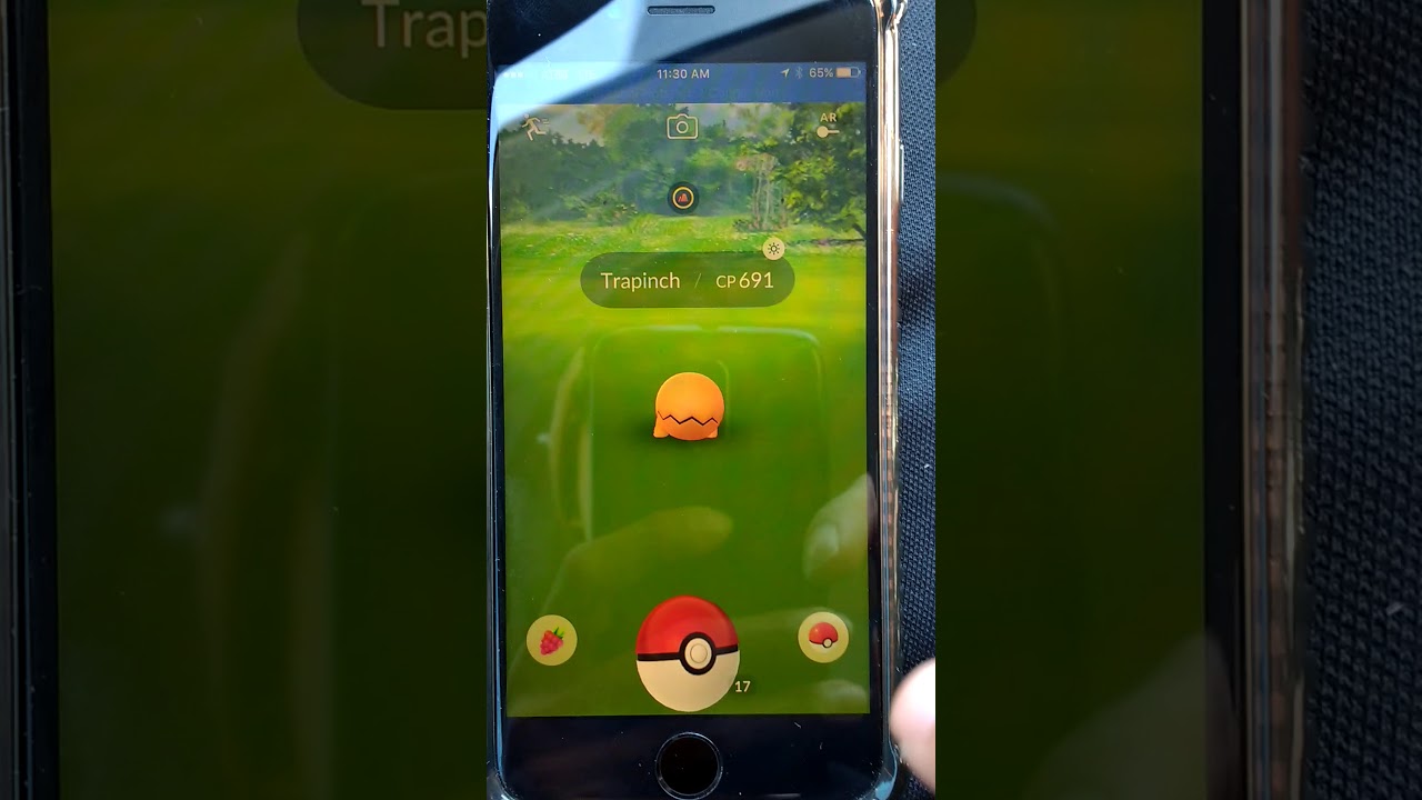 POKÉMONGO - GEN 3 WILD TRAPINCH ENCOUNTER