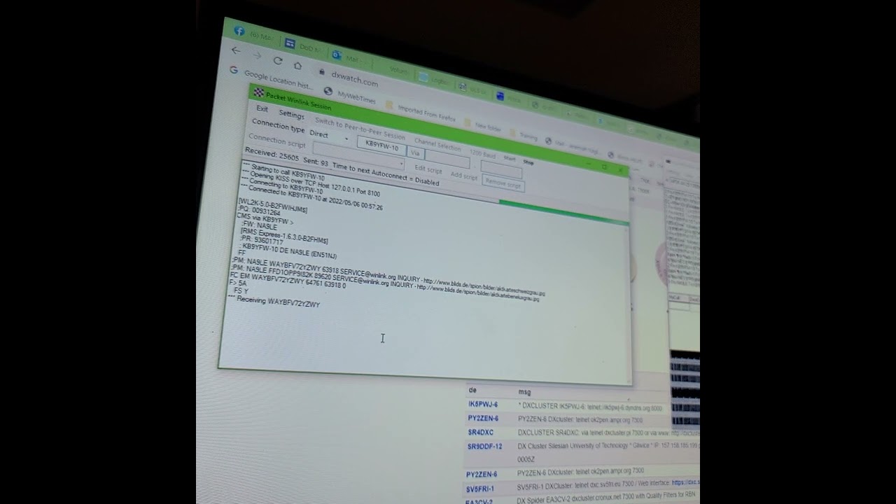 Packet vs VARA FM demo