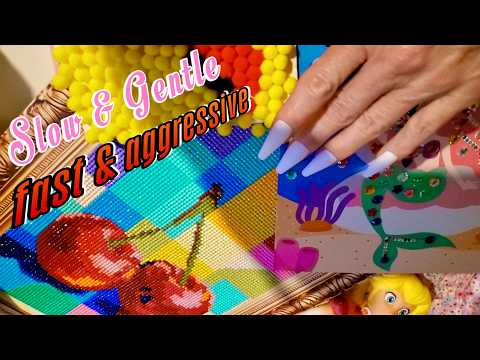 ASMR✨Slow & Gentle then 1.2.3…FAST & AGGRESSIVE!✨Tapping, Textures, Scratching, Scoop & More