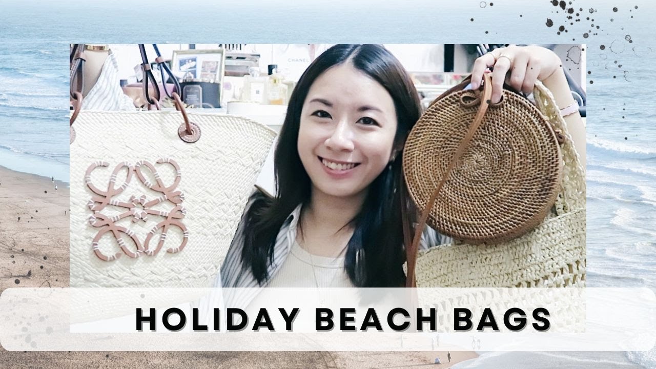 HOLIDAY BEACH BAGS | Featuring Loewe & Chanel - Designer & Non-designer Dupes! - Fluffedupflair