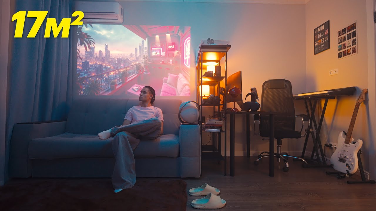 Я создал Идеальное Место для жизни в Квартире 17 м2