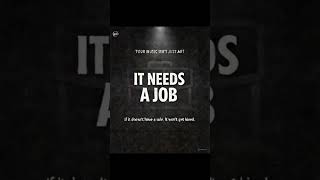 Your music needs a job. Period. #SyncMusic #MusicLicensing #IndieArtists #MusicStrategy #SyncCraft