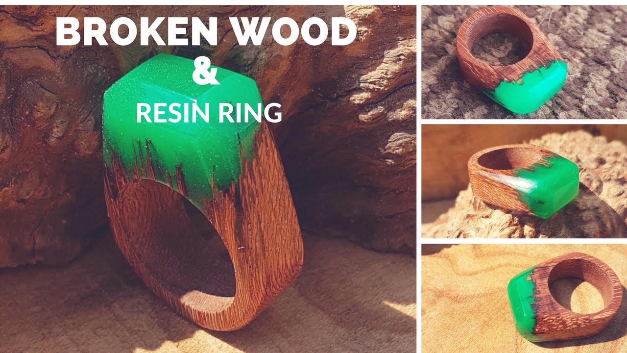 Making a broken wood ring YouTube