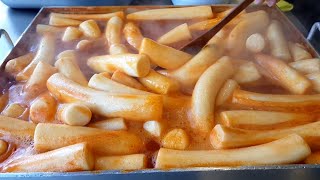 bj 떡볶이로 유명한 우리할매떡볶이 - 분식 맛집 (떡볶이, 순대, 튀김) / Popular snacks in the Korean market - Korean street food