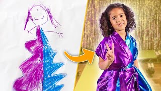 Fashion Designers Turn This Kid’s Drawing Into A Real Dress