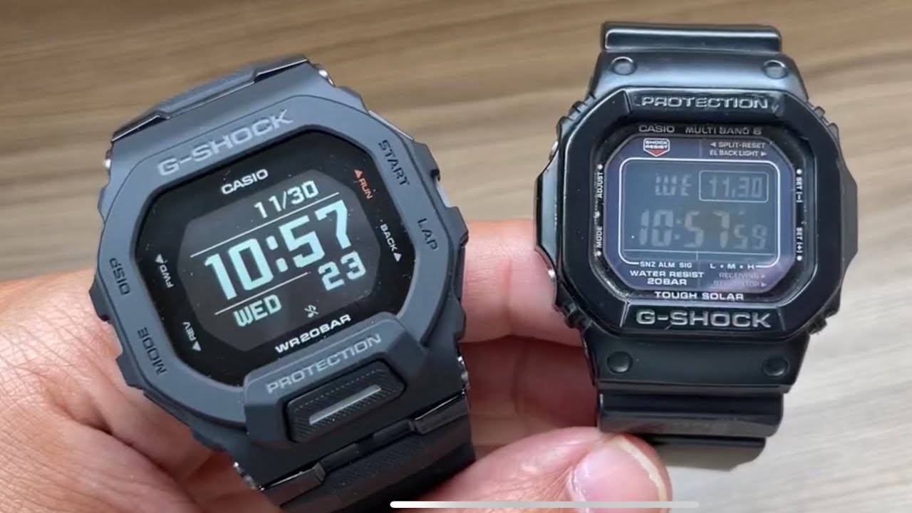GBD-200-1 vs M5610BC-1:G-Shock Watch compare - YouTube