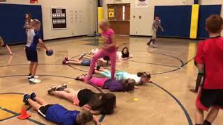 Plank Leap Frog Challenge