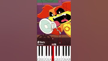 Wake up meme: DogDay x CatNap (@fash) Poppy Playtime 3 Animation - Octave Piano Tutorial