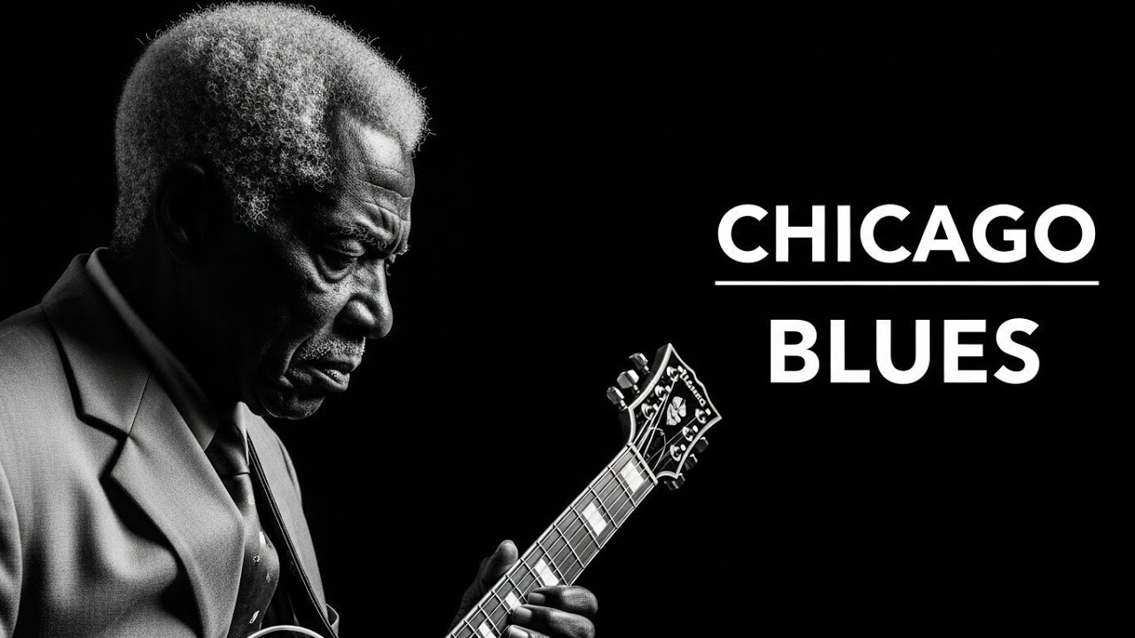 Relaxing Blues Music | Chicago Blues Night Atmosphere