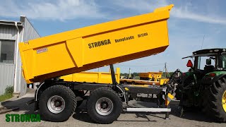 Stronga DumpLoada DL1200 | Hydraulic Suspension & Hydraulic Drawbar | Superior tipper trailer