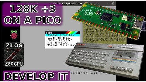 RPi Pico As A Sinclair ZX Spectrum 128K +3