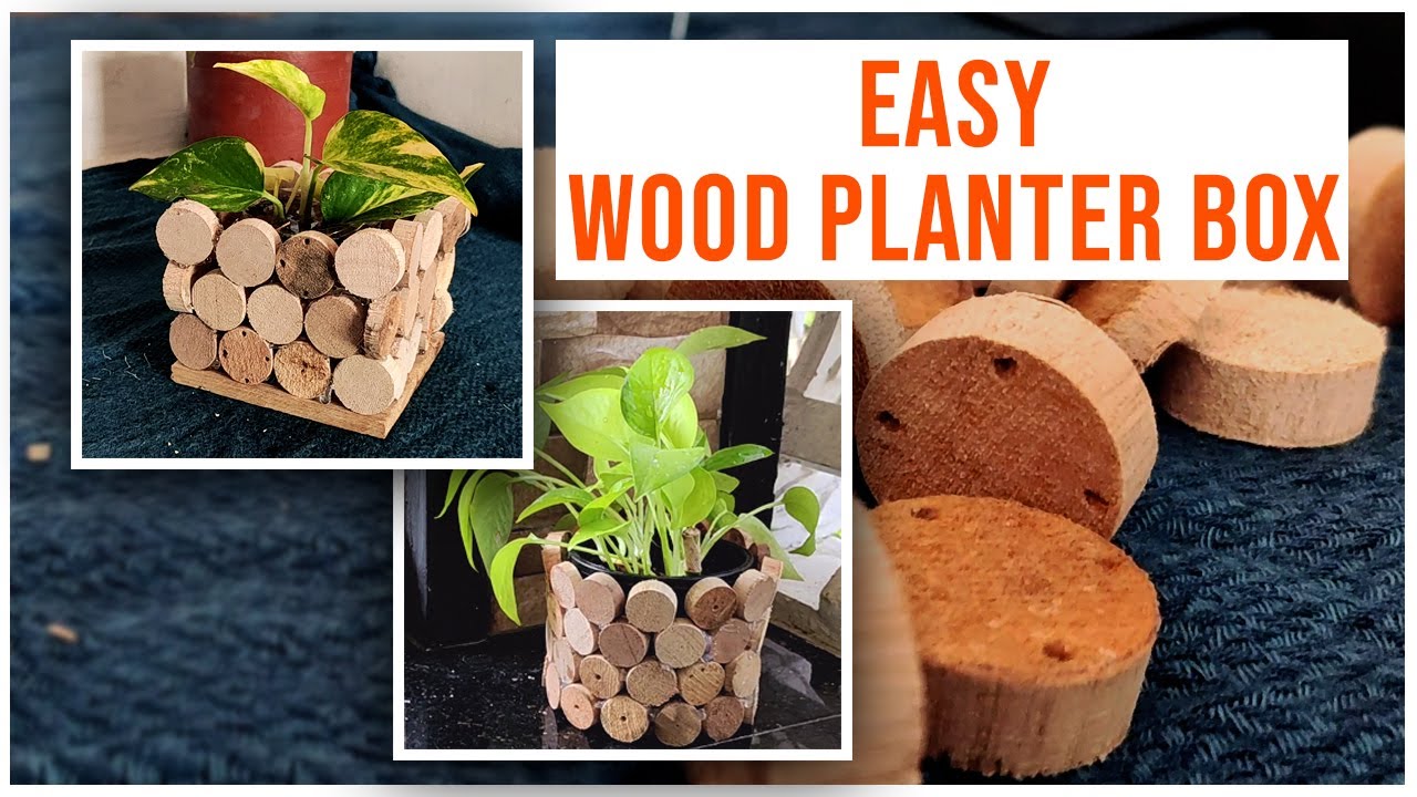 How to make a wood planter box | The easy way to build a Diy | Waste ...