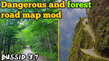 Map Mod Bussid 3.7- New Dangerous and forest  map mod for bus simulator Indonesia by AS gaming 295