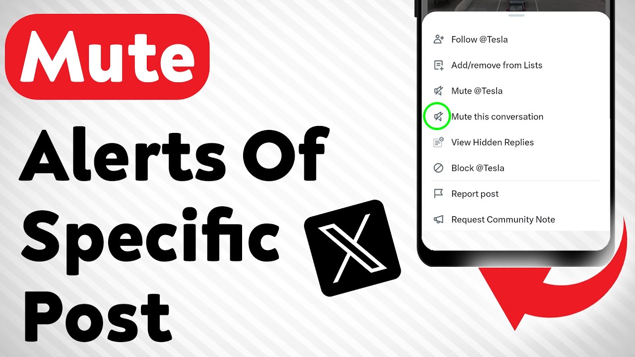 How To Mute Notification Of A Specific Post on X (Updated)