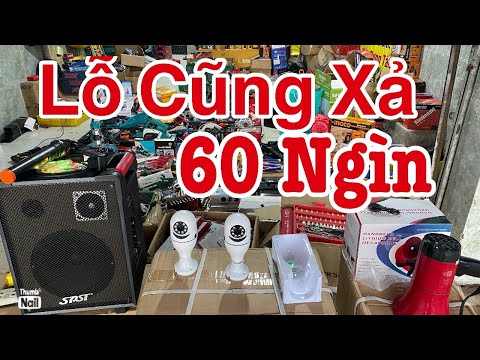 Video Thanh lý siêu rẻ giá chỉ từ 60k đèn pin nhật, loa kẹo... - youtube