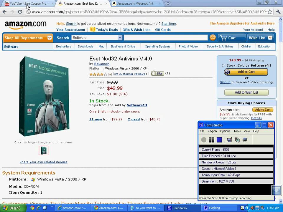 ESET Nod32 Best Deal On Antivirus Deal Sale Coupon Promo Promotional 