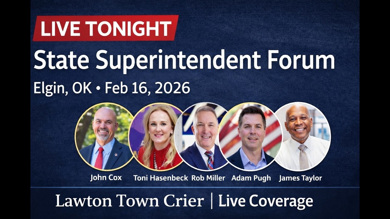OK Superintendent Candidate Forum — Elgin, OK | Feb 16, 2026 (Video Courtesy: Comanche County GOP)