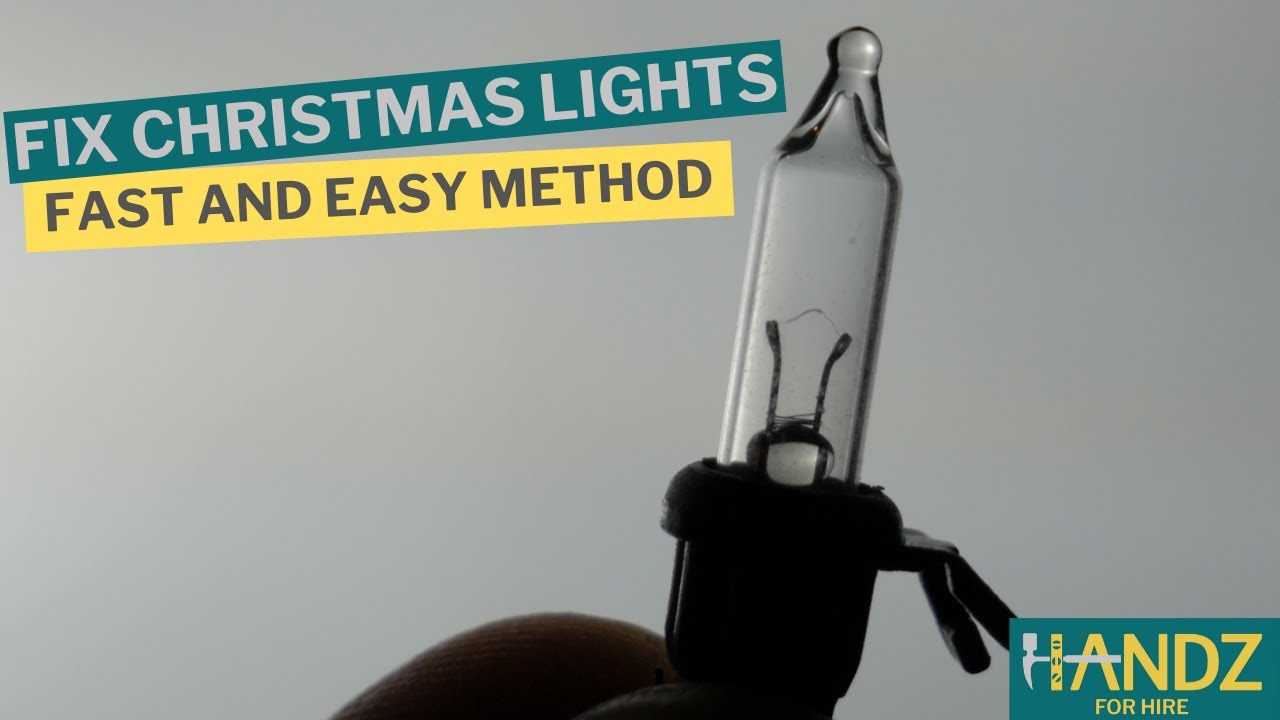 How To Fix Christmas Lights - Chaotically Yours