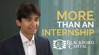 Blackford Capital Internship Program | Meet Prahlad