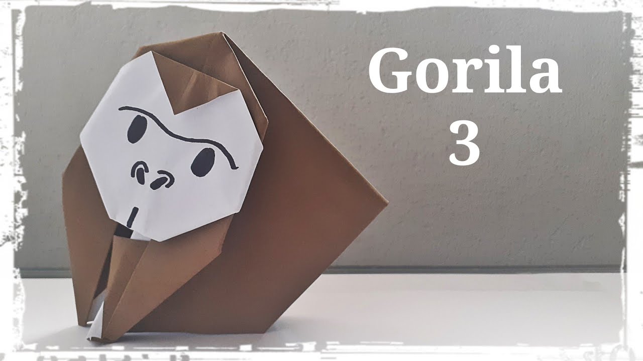 Gorila de Papel 3 - Origami