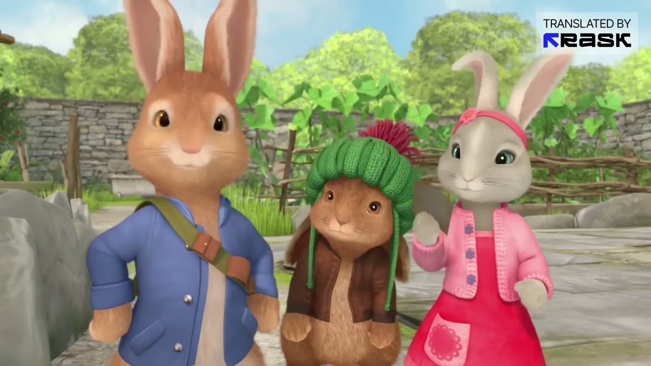 kn Peter Rabbit   Life is One Big Adventure!   Summer Adventures   Cartoons for Kids translated