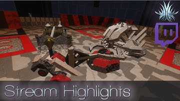 Space Engineers - Clang Wins Robot Wars - Stream Highlight